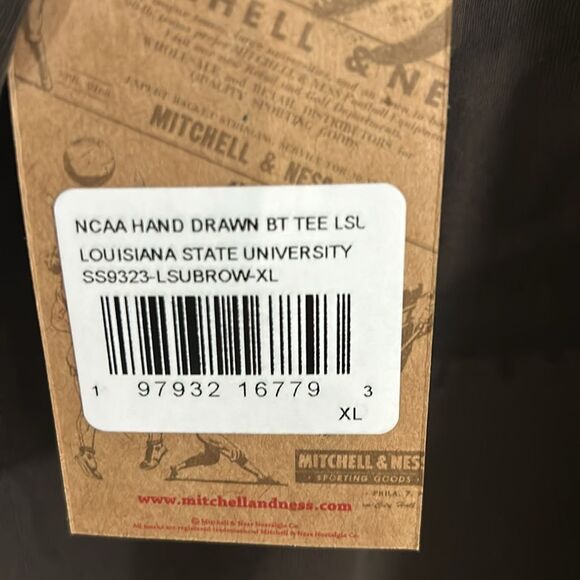 Cactus Jack x Travis Scott x Mitchell & Ness LSU Tigers Tee Shirt NWT - XL - Picture 7 of 9